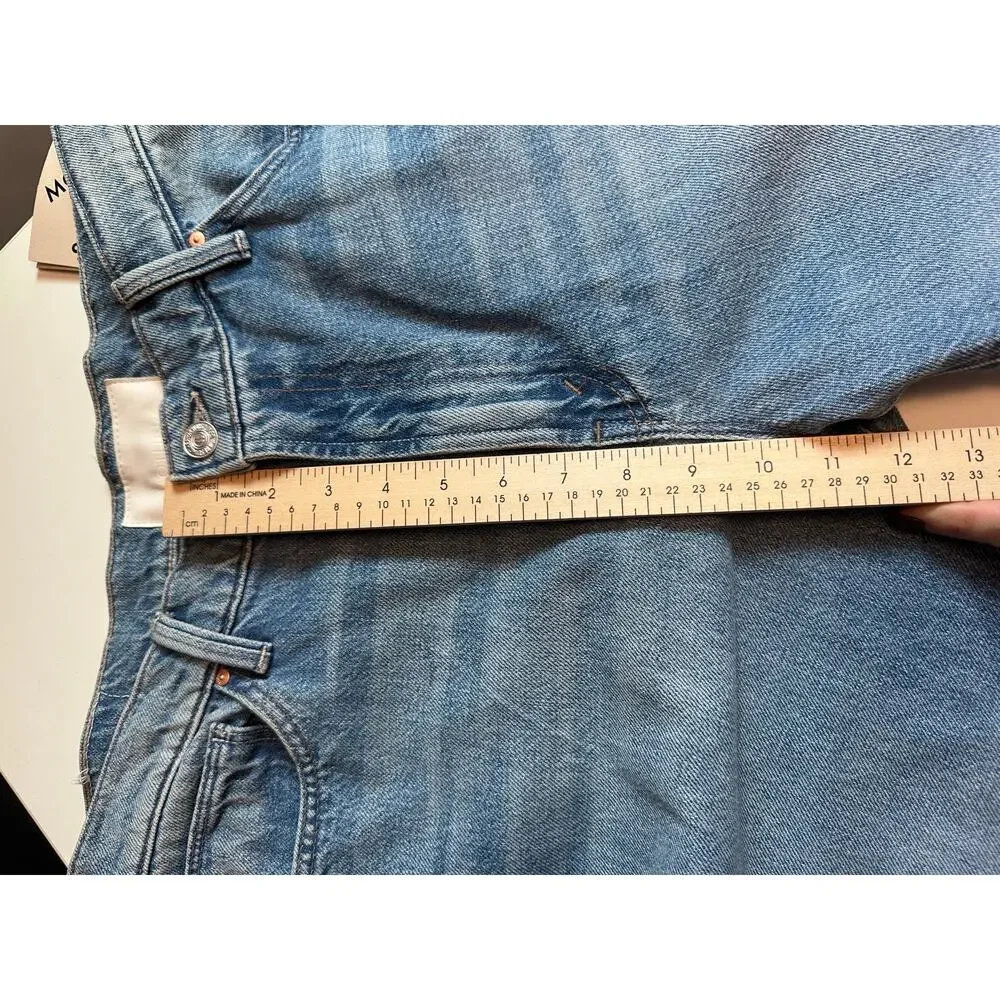 Mother Superior The Dogger Skimp Cuff Jeans Size 30 Wide Leg Leap of Face $268 - Picture 12 of 13